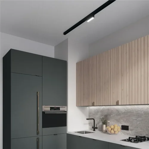 Трековый светильник Базис / Basis Gravity 3000K 10Вт 120° (Черный) TR075-2-10W3K-B - фото 2