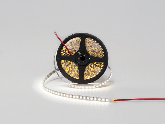 Светодиодная лента 3528, 120 LED/м, 9,6 Вт/м, 12В , IP20, Цвет: Нейтральный белый, SWG3120-12-9.6-NW-M. Фото 2