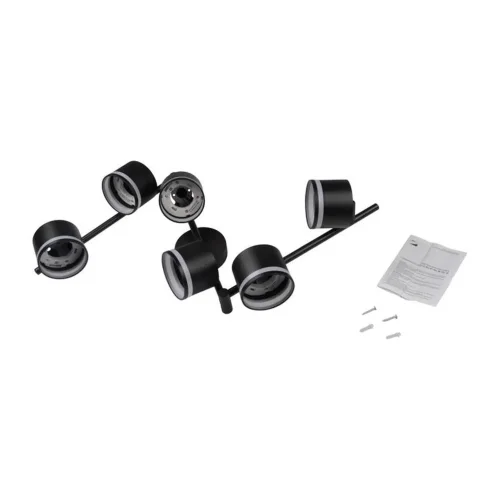 Светильник PCL-0906 max 20Вт (каждая лампа) 6xGX53 IP20 230В BL настен./потолочн. декор. под лампу JazzWay 5066960 - фото 3