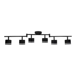 Светильник PCL-0906 max 20Вт (каждая лампа) 6xGX53 IP20 230В BL настен./потолочн. декор. под лампу JazzWay 5066960