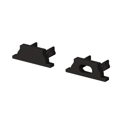 Комплект заглушек (для профиля ALM-1103-B-2M) 2 шт. ALM-1103-B-EC 642093 (Черный) 642093 - фото