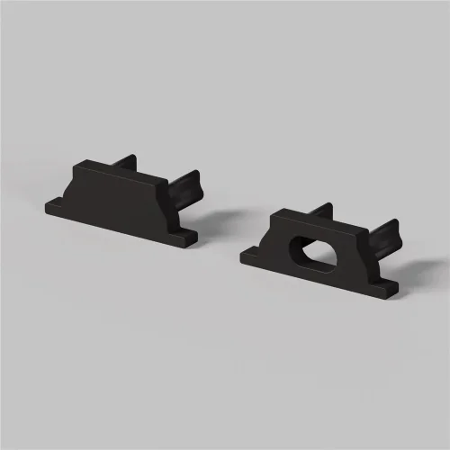 Комплект заглушек (для профиля ALM-1103-B-2M) 2 шт. ALM-1103-B-EC 642093 (Черный) 642093 - фото 2