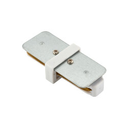 Прямой соединитель для шинопровода, белый, Denkirs TR1101-WH