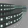 Светодиодная лента 24&nbsp;В 14,4&nbsp;Вт/м 60 Led/м 5050 IP20, холодный белый 6500K, Black, 5 м - Фото 3