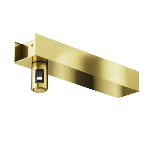 Основание настенное Wall для блока питания с вводом питания Flarity латунь (Латунь) - фото