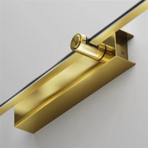 Основание настенное Wall для блока питания с вводом питания Flarity латунь (Латунь) - фото 4