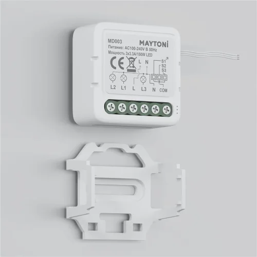 Wi-Fi выключатель трехканальный 150Вт (Белый) MD003 - фото 5