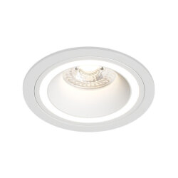 Встраиваемый светильникIP 20, до 15 Вт, GU10, LED, белый, алюминий, Denkirs DK2060-WH