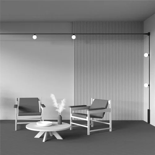 Трековый светильник Luna Elasity 3000К 5Вт 360° (Черный) - фото 5