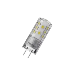 Лампа светодиодная 3.5W/4000K (=40W) G4 12V | LEDPPIN 450Lm d18x50 | - OSRAM