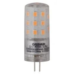 Лампа светодиодная 3.5W/4000K (=40W) G4 12V | LEDPPIN 450Lm d18x50 | - OSRAM