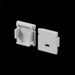 Комплект заглушек (для профиля 20x20) 2 шт., ALM-2020-EC 642072 (Серый) 642072
