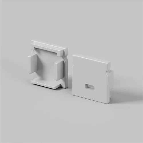 Комплект заглушек (для профиля 20x20) 2 шт., ALM-2020-EC 642072 (Серый) 642072 - фото 3
