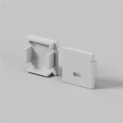 Комплект заглушек (для профиля 20x20) 2 шт., ALM-2020-EC 642072 (Серый) 642072