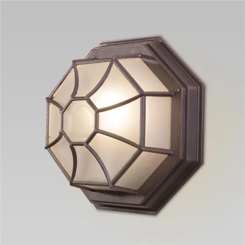 Уличный настенный светильник Telarana L капучино GL 1024D - фото