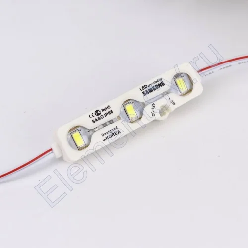 Светодиодный модуль NCLed Samsung 5730-3 MOD41 (1,5W, 12V, white) - фото.