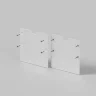 Комплект заглушек (для профиля 59x59) 2 шт., ALM-5959-EC 642058 (Серебро) 642058 - фото 2
