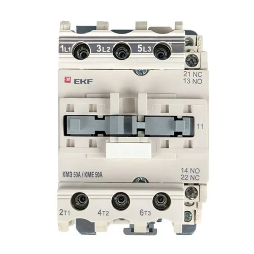Контактор КМЭ 50А кат. 220В AC 1НО+1НЗ EKF ctr-s-50-220 - фото 3
