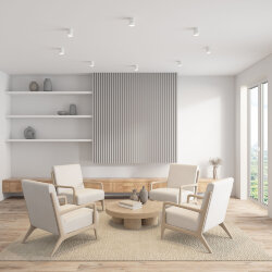 Светильник накладной IP 20, 5 Вт, LED 3000, белый, алюминий/акрил, Denkirs DK4016-WH