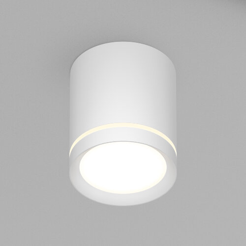 DK4016-WH Светильник накладной IP 20, 5 Вт, LED 3000, белый, алюминий/акрил.