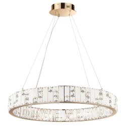 Люстра «ODEON LIGHT» 5072/100L, серия: CROSSA (крепление на планке) - Возможность композиций из 2-х и 3-х колец при помощи отдельной потолочной базы