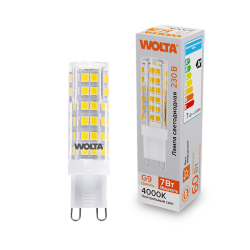 Светодиодная лампа WOLTA WSTD-JCD-7W4KG9-C 7Вт 4000K G9