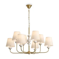 Подвесной светильник Freya FR2038PL-08BS (Латунь)