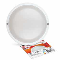 Светильник светодиодный герметичный СПП-А-КРУГ 8Вт 230В 6500К 640Лм с оптико-акустическим датчиком IP65 IN HOME