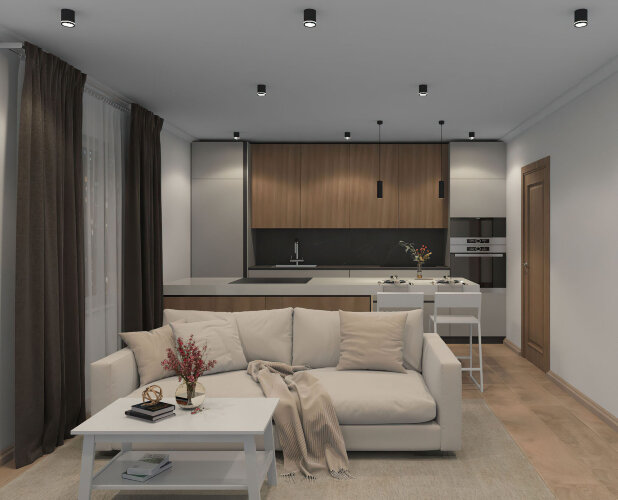 DK4013-BK Светильник накладной IP 20, 5 Вт, LED 4000, черный, алюминий/акрил. Фото 6