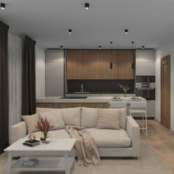 Светильник накладной IP 20, 5 Вт, LED 4000, черный, алюминий/акрил, Denkirs DK4013-BK