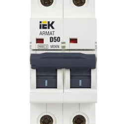 Выключатель автоматический модульный 2п D 50А M06N ARMAT IEK AR-M06N-2-D050