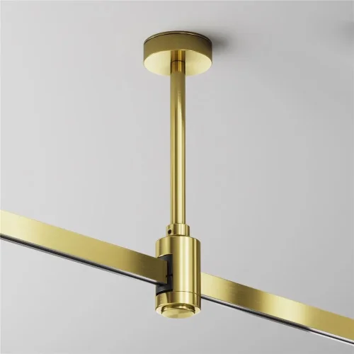 Крепление потолочное Short одинарное 138мм Flarity латунь (Латунь) - фото 5