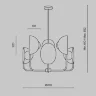Подвесной светильник Тропик / Tropic G9х6 (Латунь) MOD164PL-06BS - фото 2