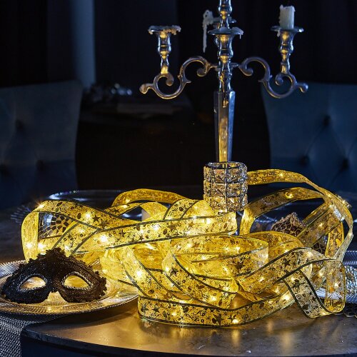 ULD-S1000-100-SCB-3AA WARM WHITE IP20 RIBBON Гирлянда светодиодная Лента на батарейках 3AA не в-к, 10м, 100 светодиодов, Теплый белый свет, Провод медный, TM Uniel - фото 3