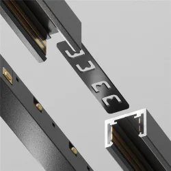 Коннектор прямой Exility X накладной/встраиваемый, черный (Черный) TRA239C-21B