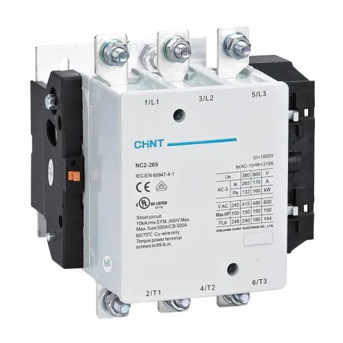 Контактор NC2-265 265А кат. 230В AC AC-3 (R) CHINT 671402 - фото