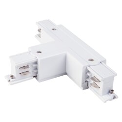 Коннектор Т-образный для трехфазного шинопровода левый белый TRC-1-3-TL-WH (039549)