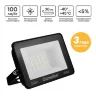 Прожектор светодиодный LFL-2004 C02 LED SMD 20Вт IP65 6500К 2000лм 230В 113х102х24 черн. Camelion 16330 - фото