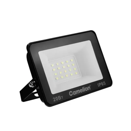 Прожектор светодиодный LFL-2004 C02 LED SMD 20Вт IP65 6500К 2000лм 230В 113х102х24 черн. Camelion 16330 - фото 3