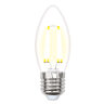 LED-C35-5W-WW-E27-CL-DIM GLA01TR Лампа светодиодная диммируемая, Форма свеча, прозрачная, Серия Air, Теплый белый свет 3000K - фото 1