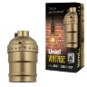 DLC-V-H01-E27 BRONZE Патрон декоративный, серия Vintage, Без выключателя, Материал алюминий, Цвет бронза. - фото 4