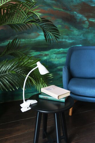 TLD-560 White-LED-280Lm-5000K-Dimmer Светильник настольный прищепка, 3W, Сенсорный выключатель, Белый - фото 5