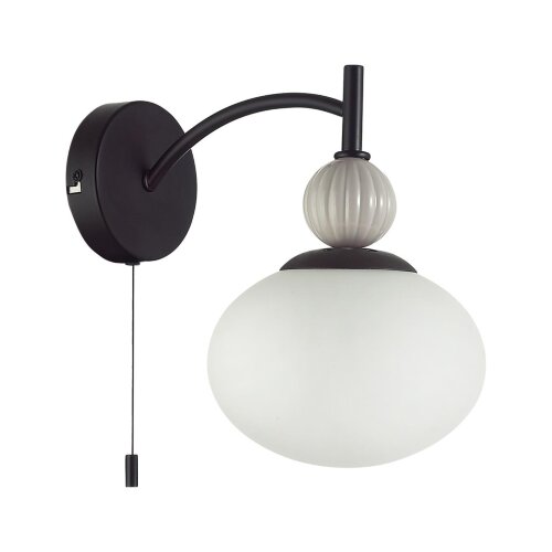 Бра с выключателем «LUMION» 8273/1W, серия: GLORIYA (крепление на планке). Фото 1.