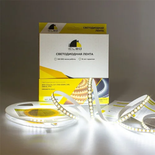 Светодиодная лента Class Premium, 2835, 224 led/m, CCT (white/warm white), 24V, IP33, RN21 - фото I