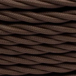 Провод ретро 3х1.5 матов. корич. (уп.50м) Bironi B1-434-72-50