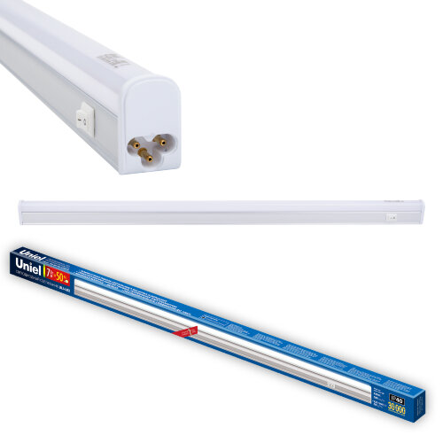 ULI-L02-7W-4200K-SL Линейный светильник LED аналог Т5, 580Lm, 4200K, выключатель на корпусе.Цвет корпуса серебристый. - фото 13