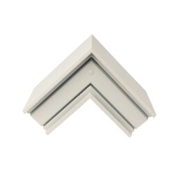 UBX-MS21-35 WHITE Коннектор для накладных магнитных шинопроводов, 35мм, Угловой, Горизонтальный, Белый