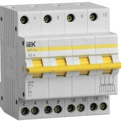 Выключатель-разъединитель трехпозиционный 4п ВРТ-63 40А KARAT IEK MPR10-4-040