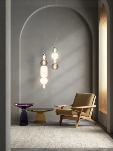 Подвесной светильник Collar 3000K 17Вт (Хром) - фото 12