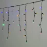 Гирлянда Бахрома с Колпачком 3,1 x 0,5 м Разноцветная с Мерцанием Белого Диода 220В, 120 LED,. Фото 3.